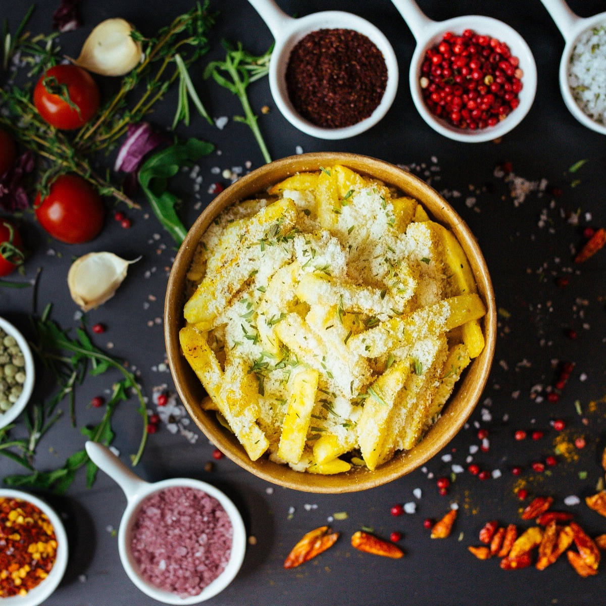 Cartofi Prajiti cu Trufe si Parmezan